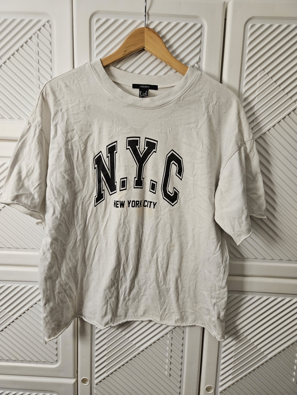 Forever 21 White N.Y.C. Graphic Tee